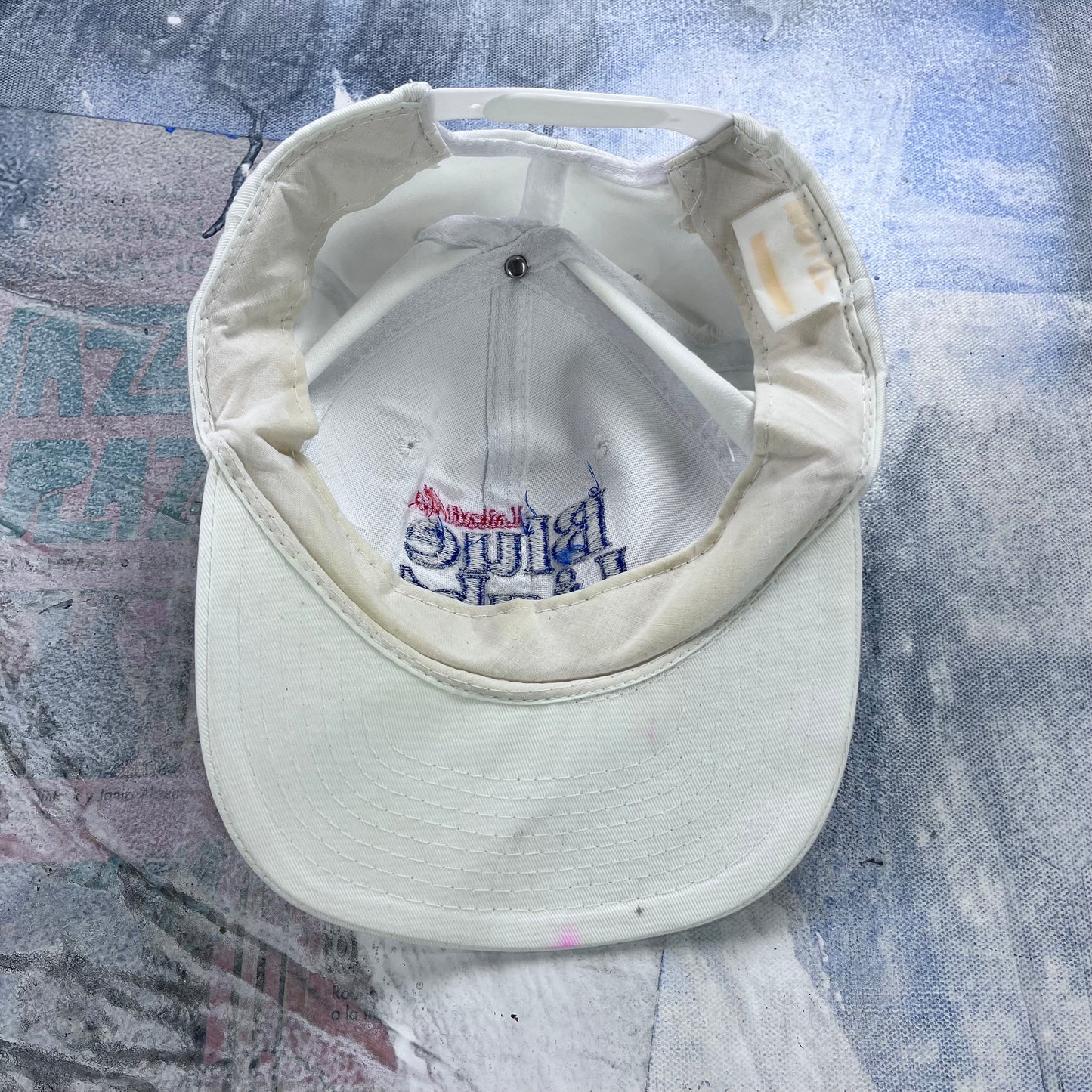 Vintage 90s Labatt Bud Light Beer Snapback Hat