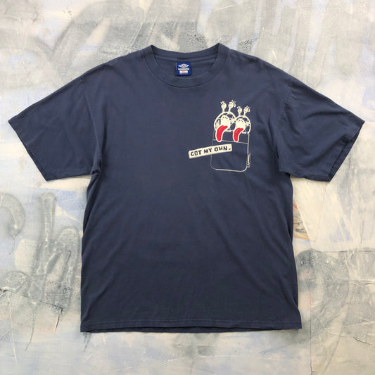 Vintage 90s Umbro Got My Own USA T Shirt XL