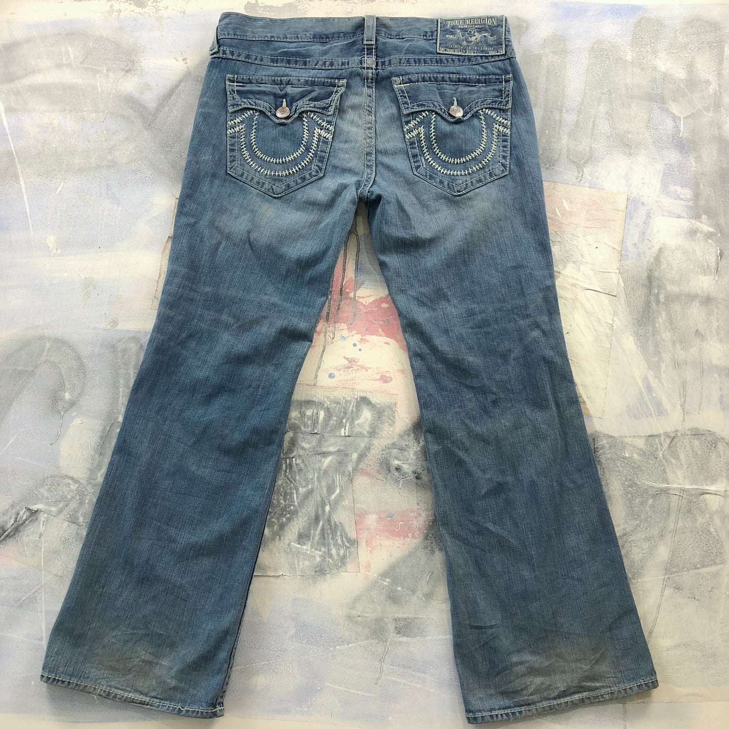 True Religion USA Billy Big T Flared Jean 38