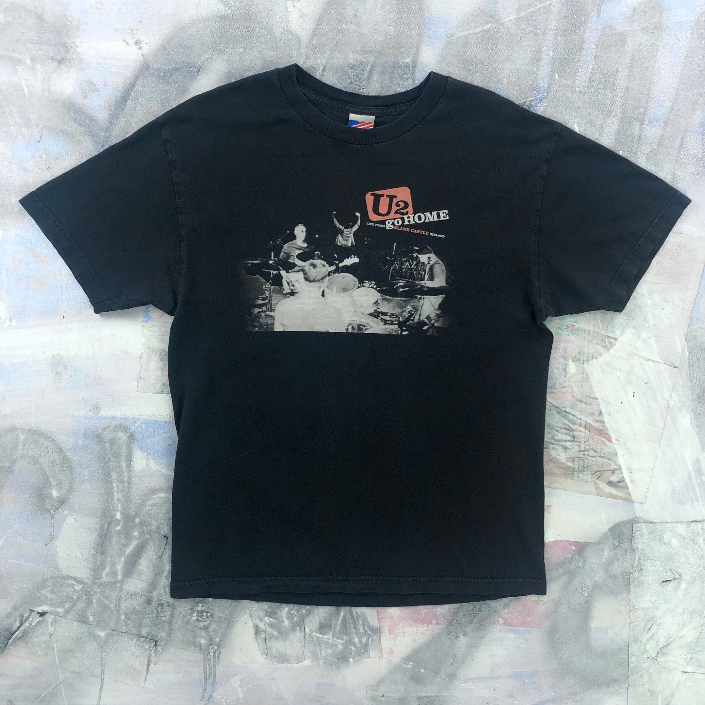 Vintage USA U2 Go Home Live From Slane Castle Ireland T Shirt L