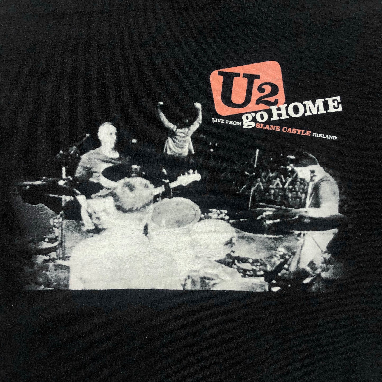 Vintage USA U2 Go Home Live From Slane Castle Ireland T Shirt L