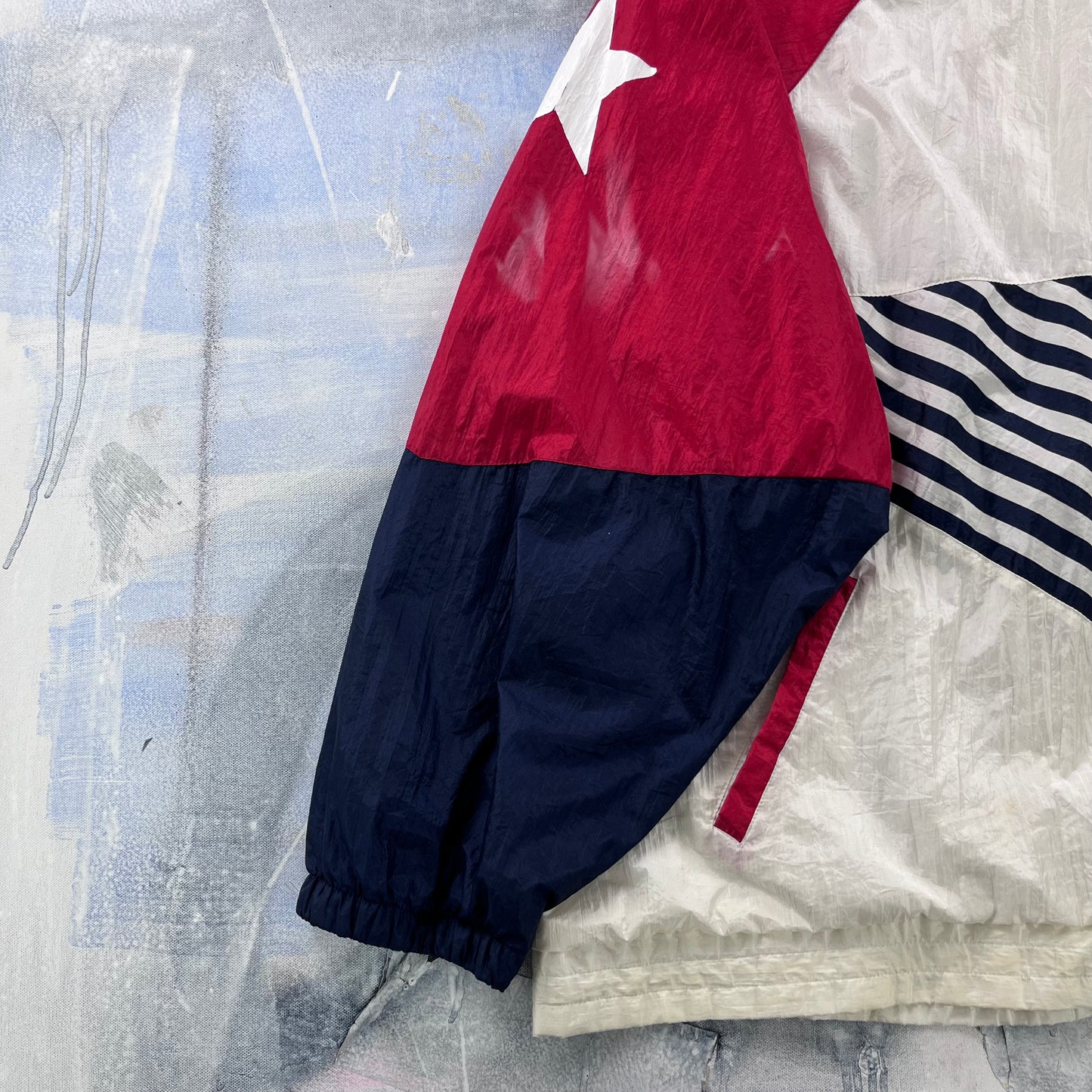 Vintage 90s USA Olympic Team Windbreaker Zip Jacket XXL