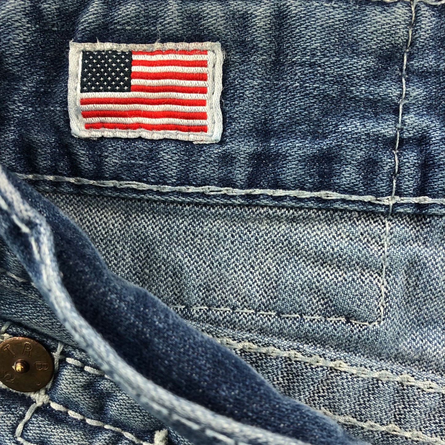 True Religion USA Billy Big T Flared Jean 38