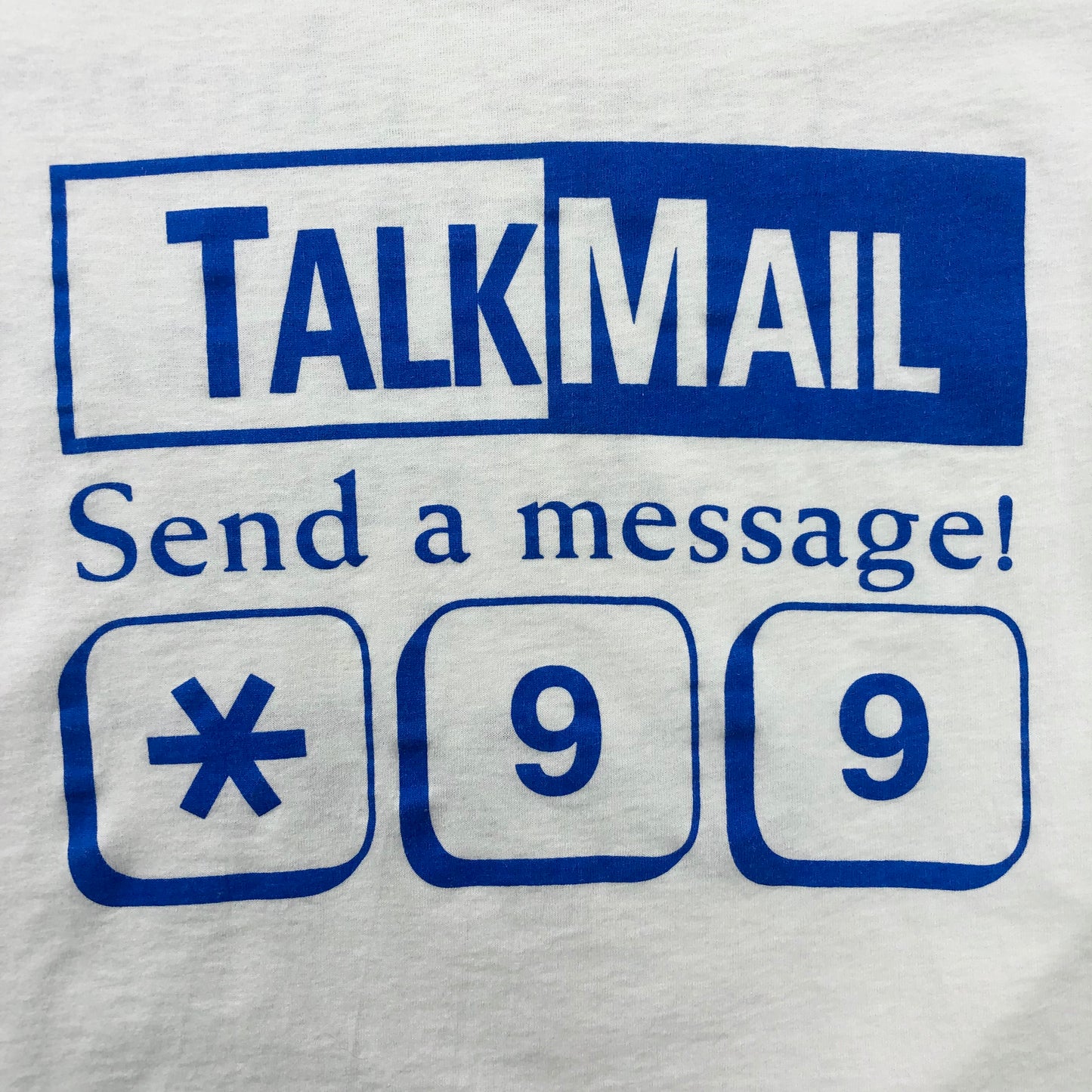 Vintage 90s Talk Mail Send a Message AGT Single Stitch T Shirt L