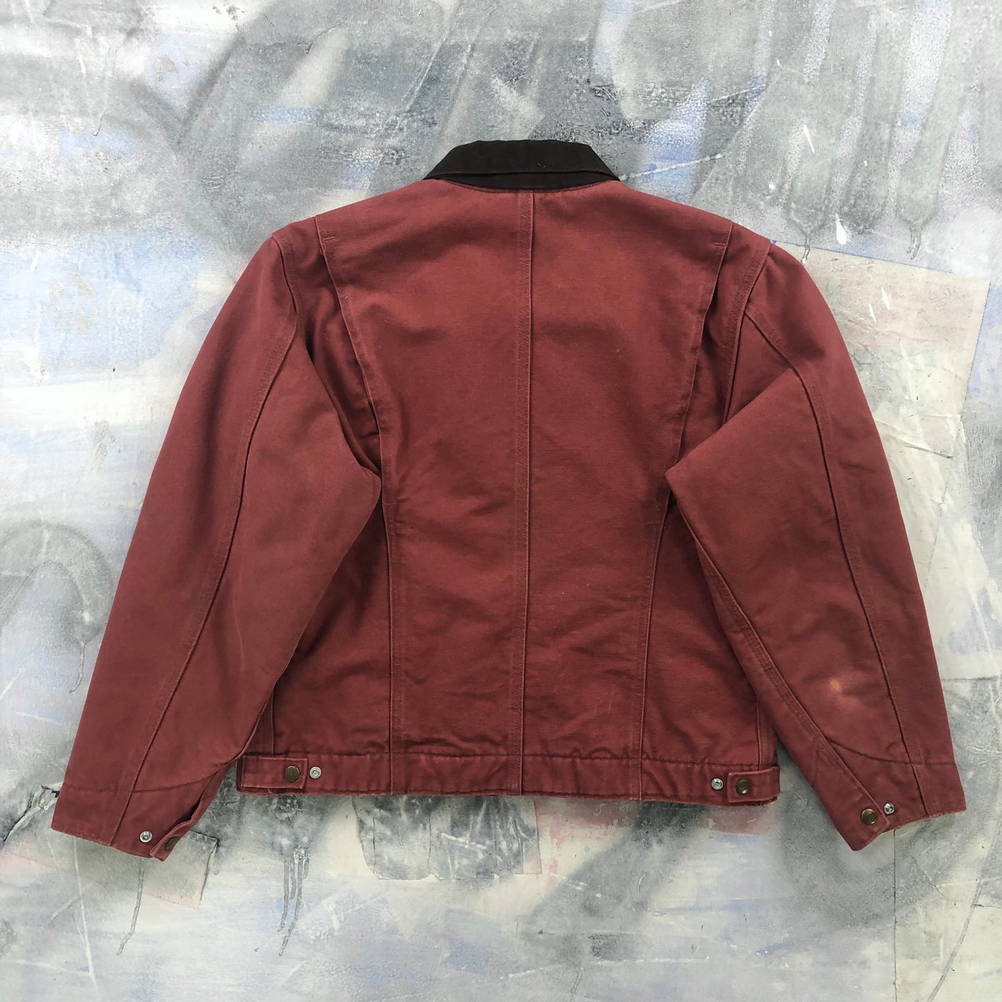 Vintage Carhartt WJ097 Detroit Workwear Blanket Lined Zip Jacket L (Women’s)