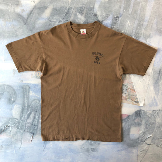 Vintage USA Navy Firehawks HCS-5 T Shirt L