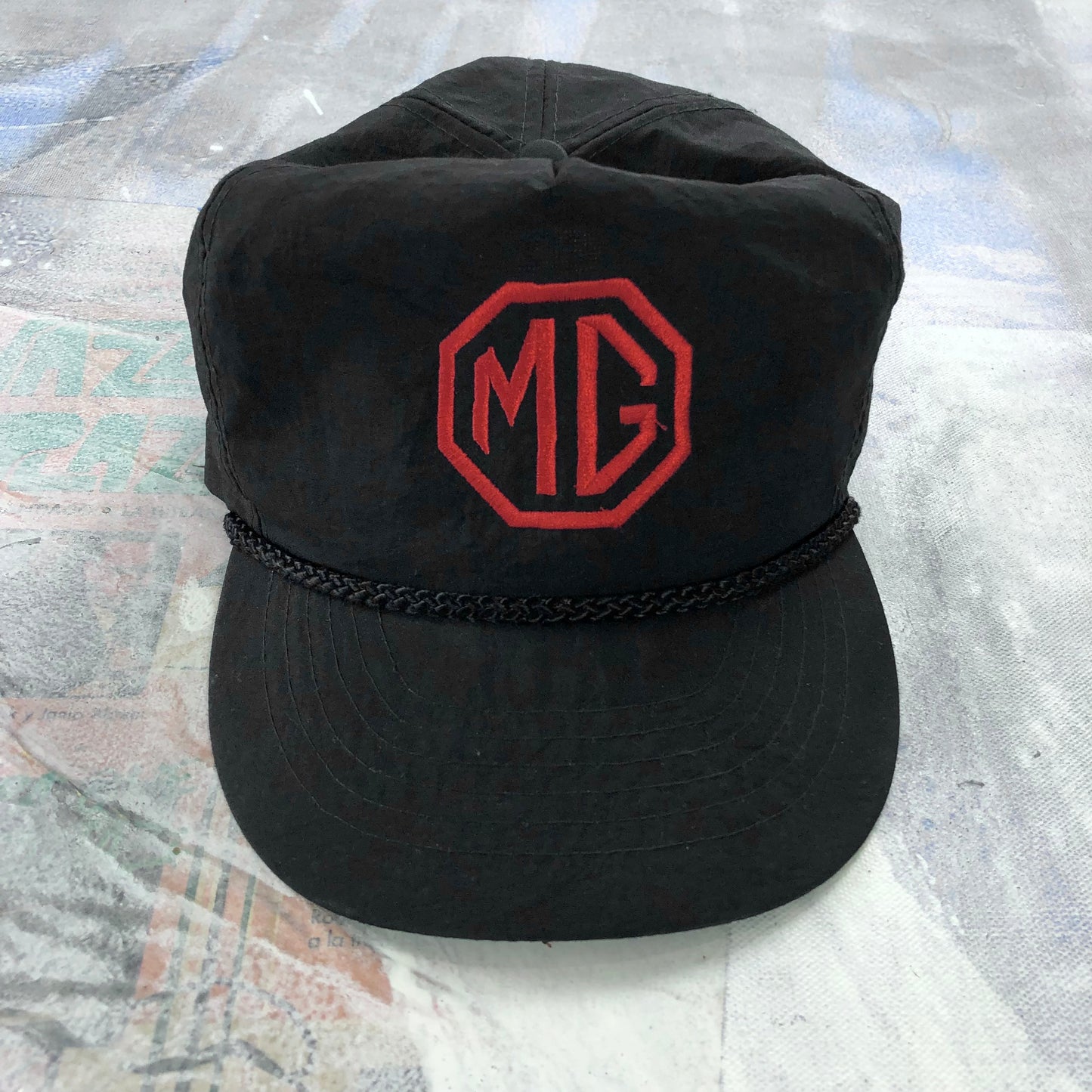 Vintage MG Morris Garages Trucker Rope Snapback Hat