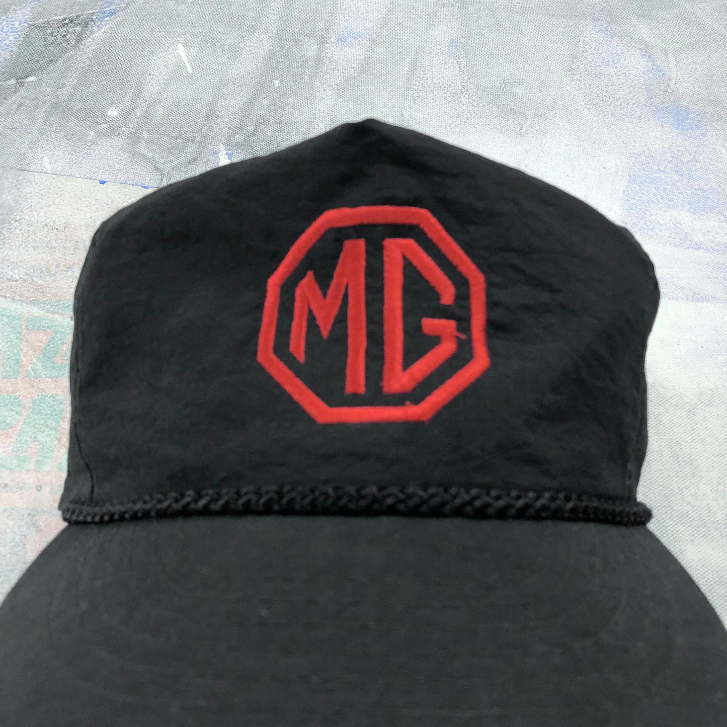 Vintage MG Morris Garages Trucker Rope Snapback Hat
