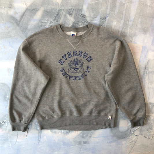 Vintage Russell Ryerson University Crewneck Sweatshirt L