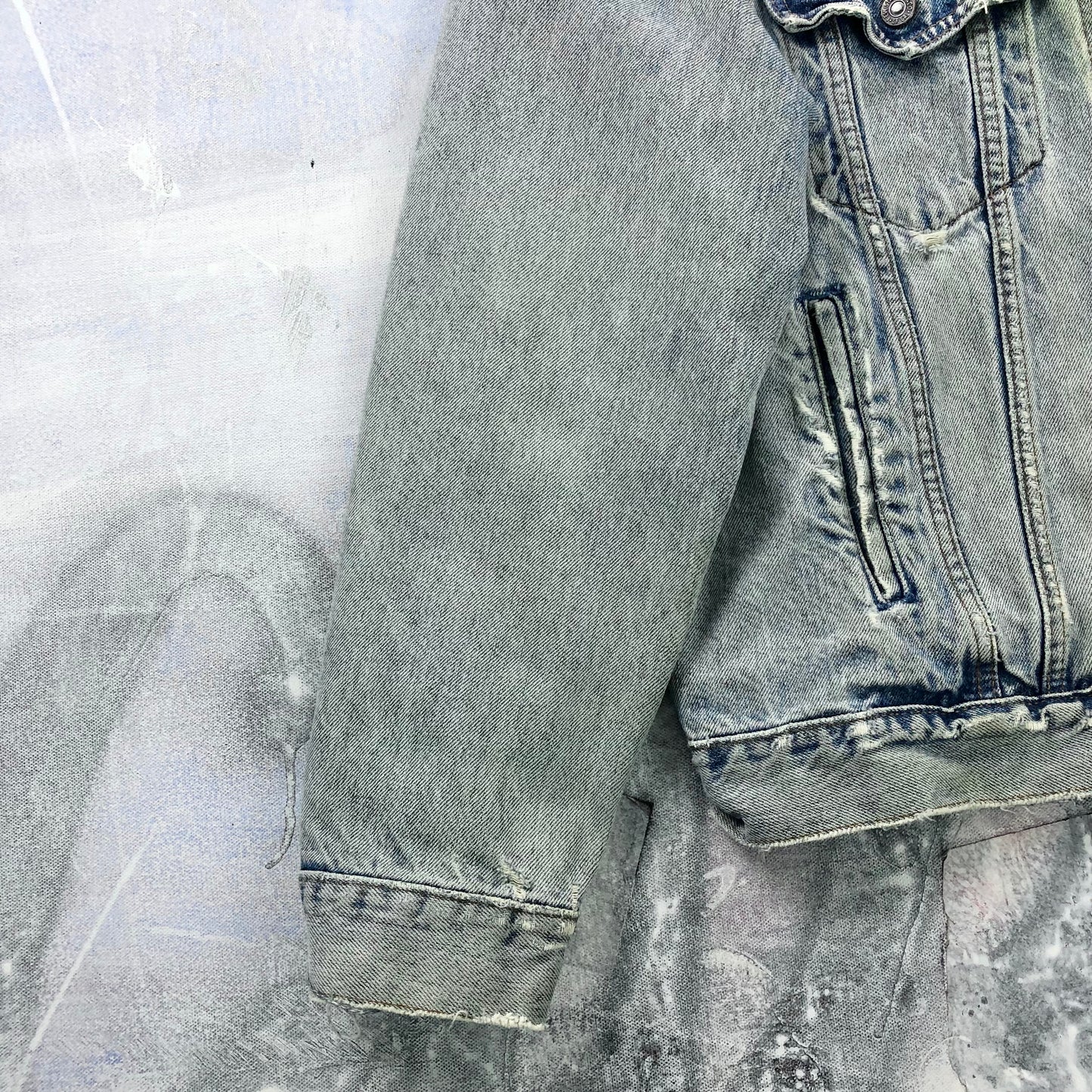 Vintage Levis Denim Button Jacket L