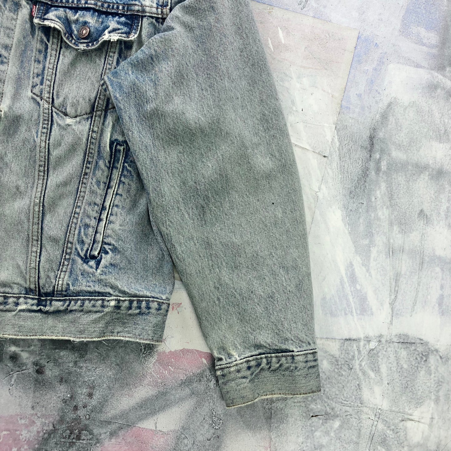 Vintage Levis Denim Button Jacket L