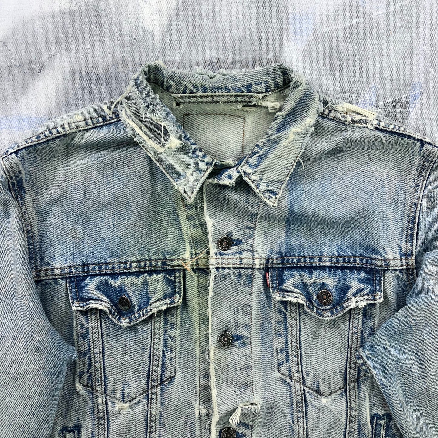 Vintage Levis Denim Button Jacket L