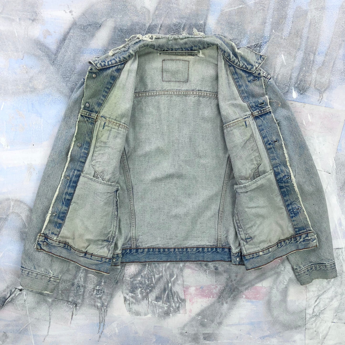 Vintage Levis Denim Button Jacket L