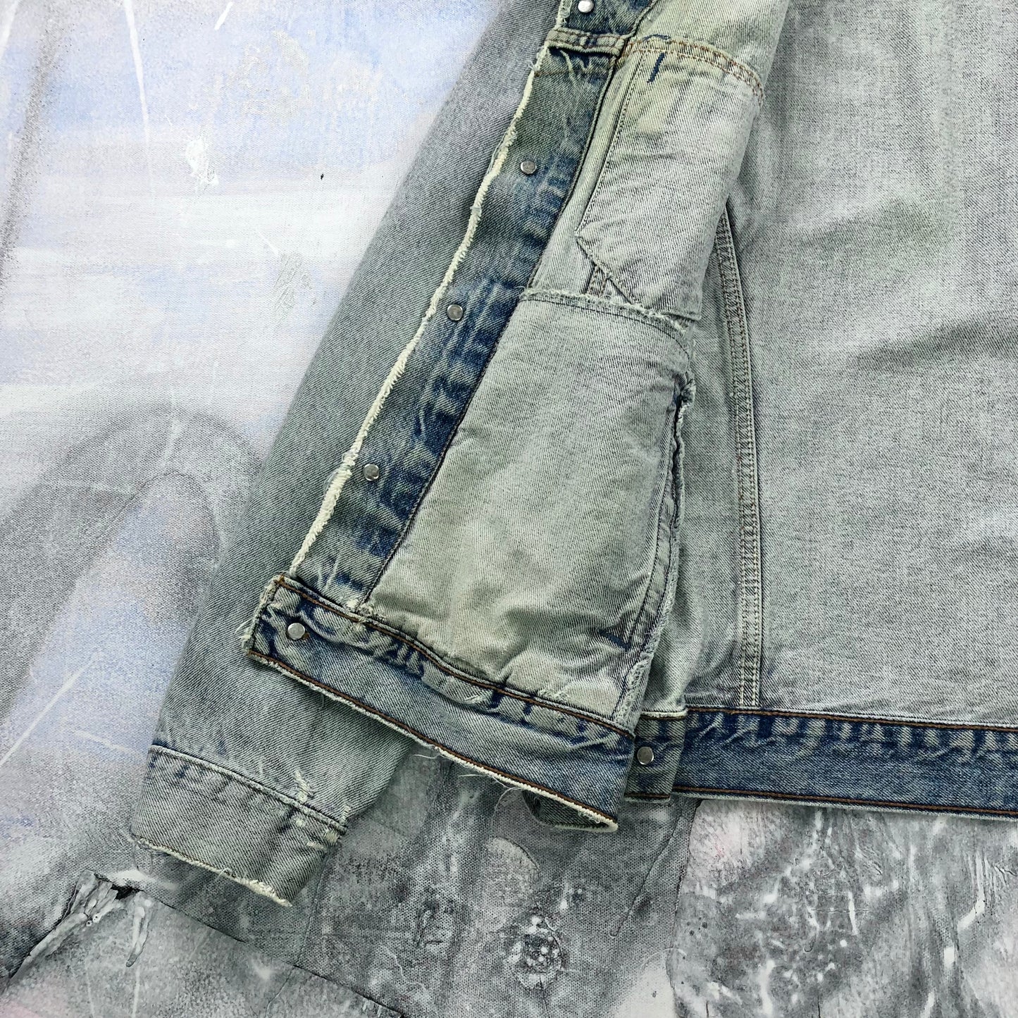 Vintage Levis Denim Button Jacket L