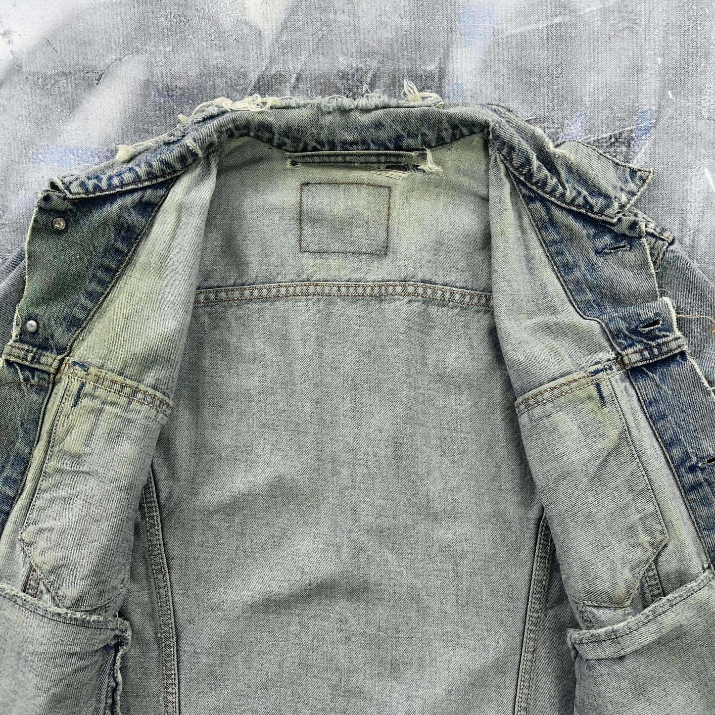 Vintage Levis Denim Button Jacket L