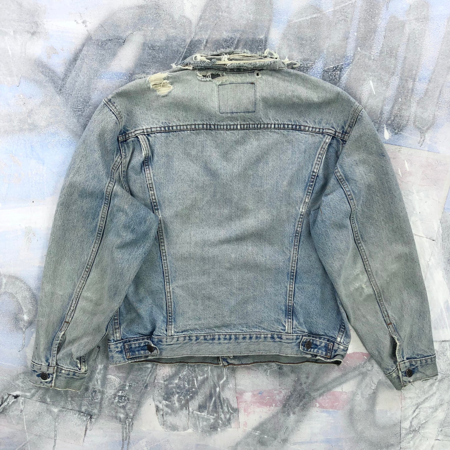Vintage Levis Denim Button Jacket L