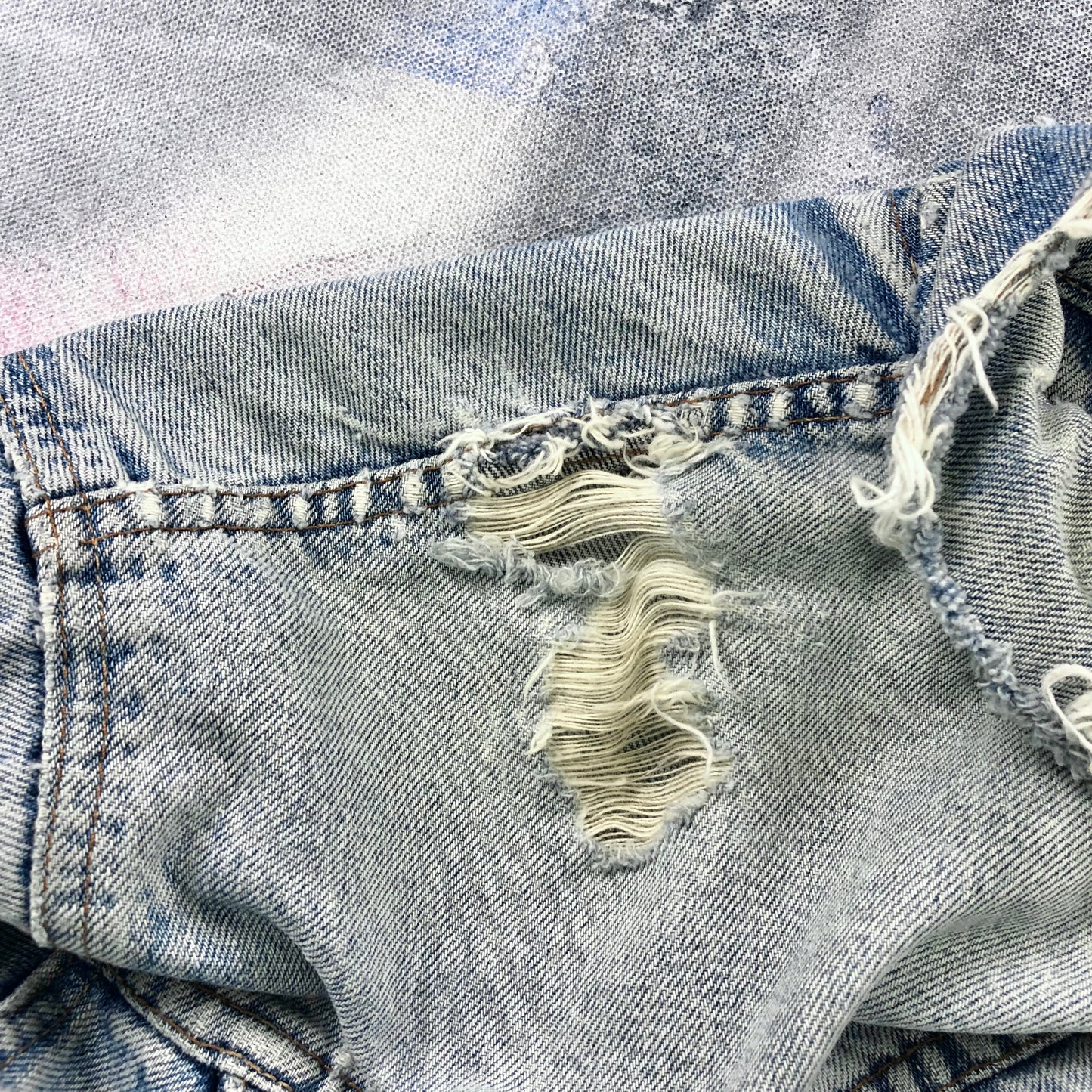 Vintage Levis Denim Button Jacket L