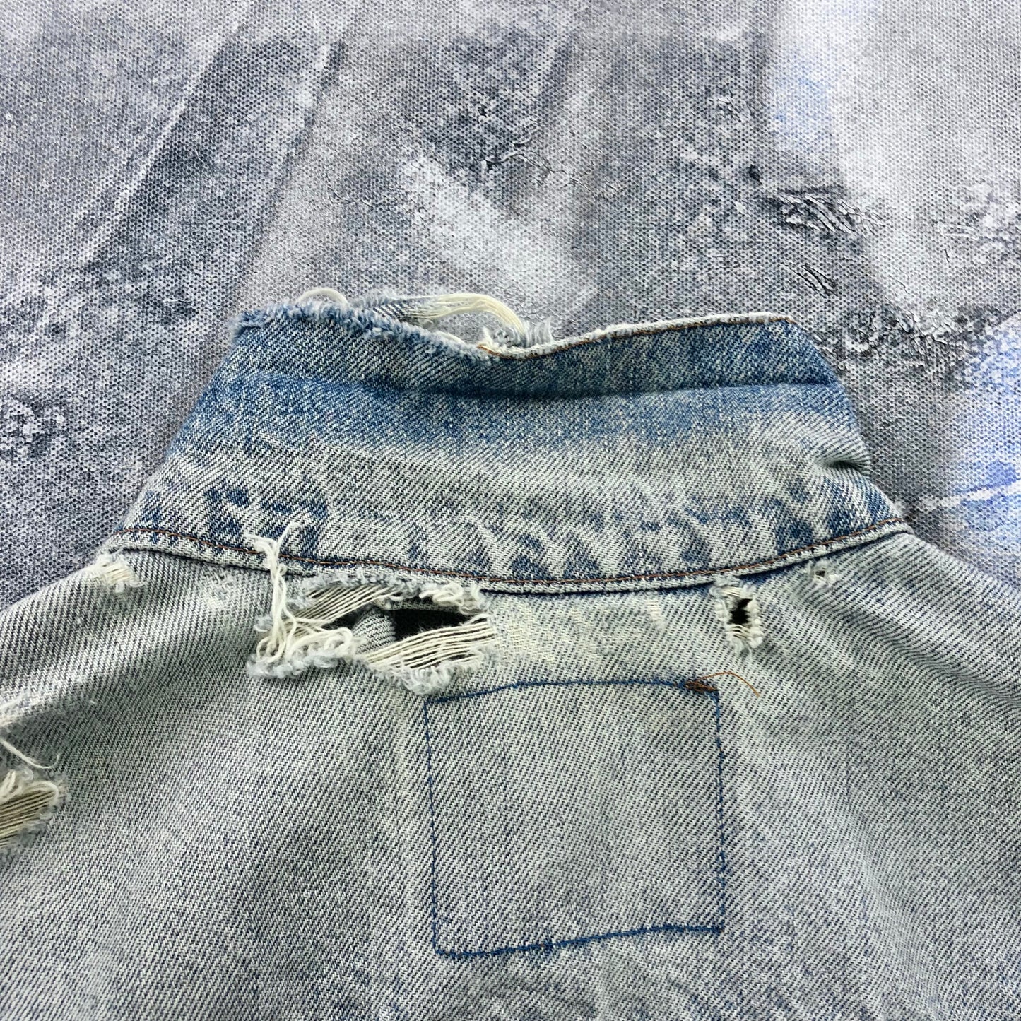 Vintage Levis Denim Button Jacket L
