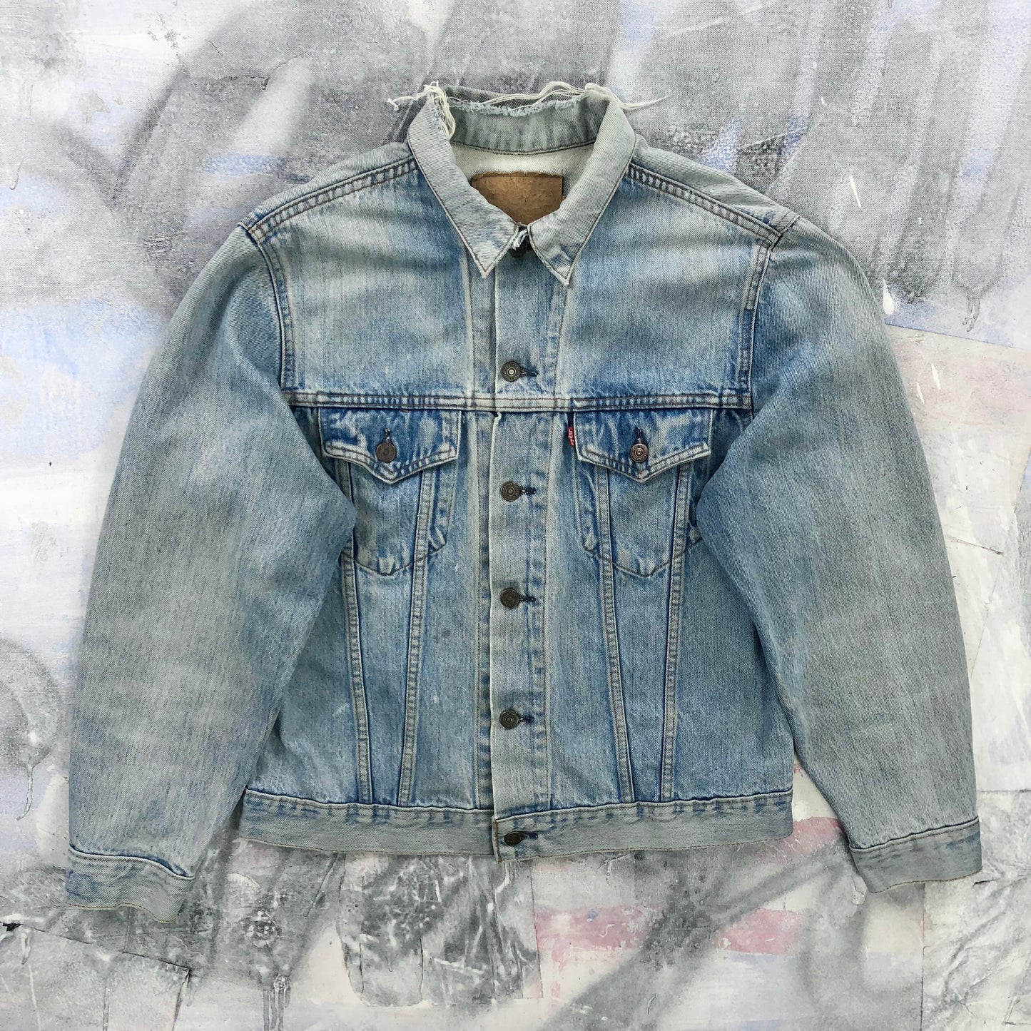 Vintage Levis Denim Button Jacket M