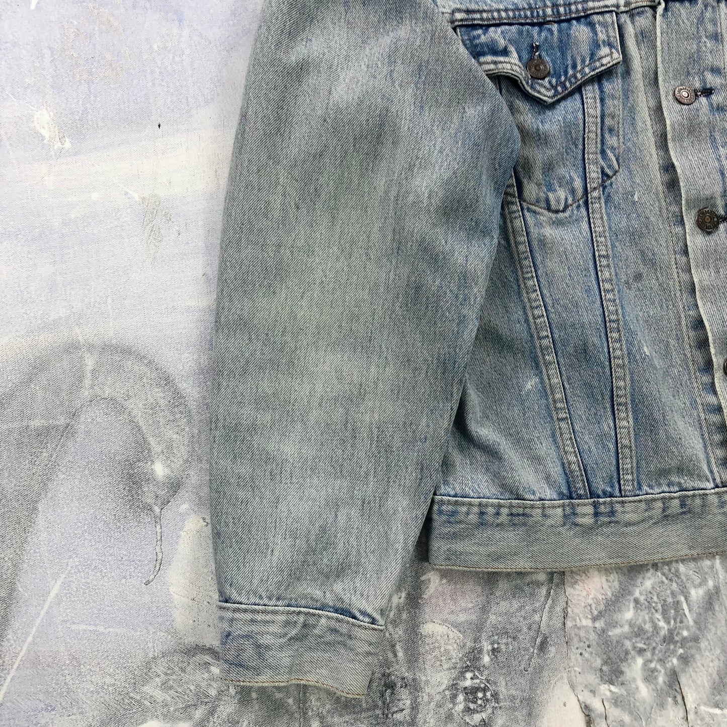 Vintage Levis Denim Button Jacket M