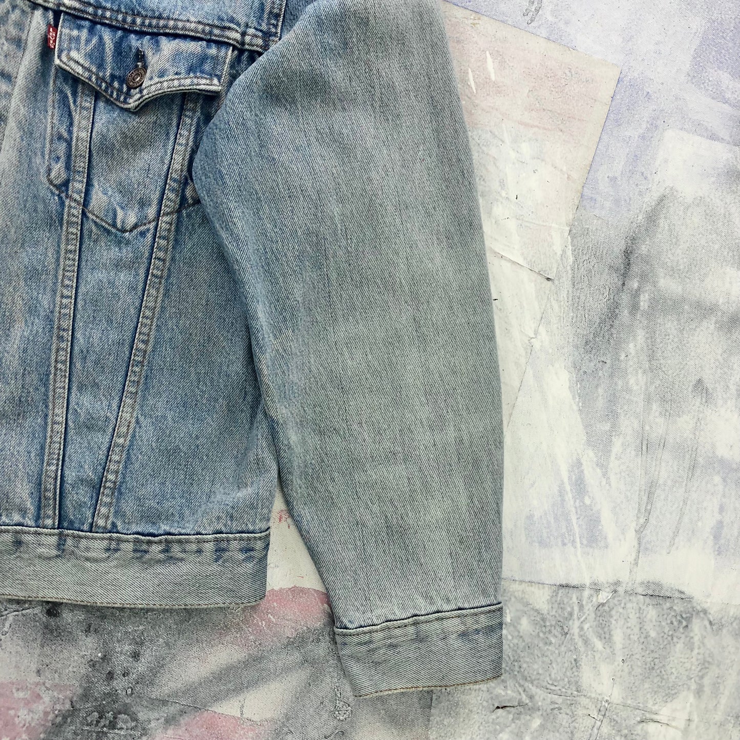Vintage Levis Denim Button Jacket M