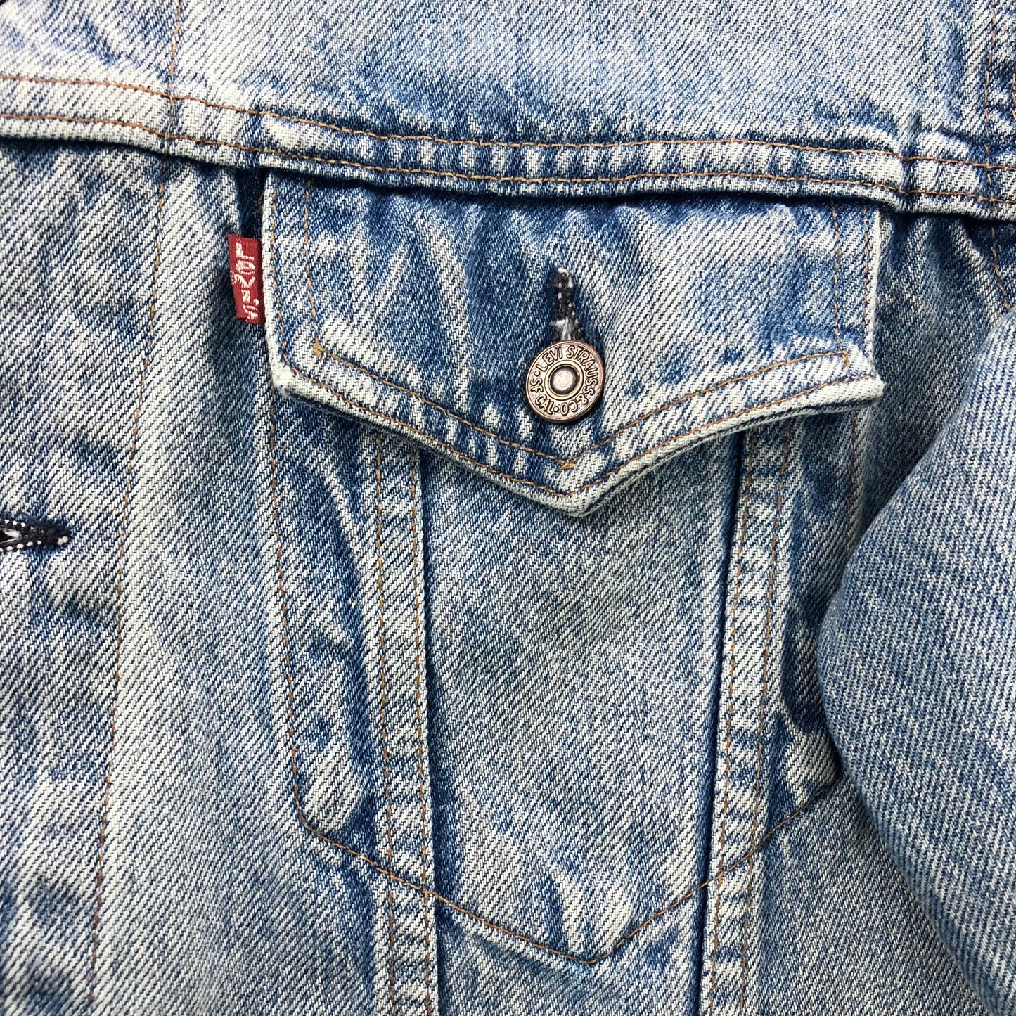 Vintage Levis Denim Button Jacket M