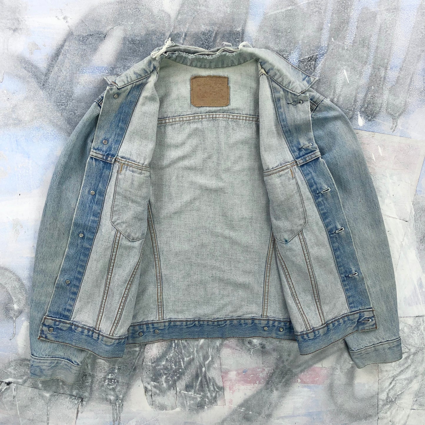 Vintage Levis Denim Button Jacket M