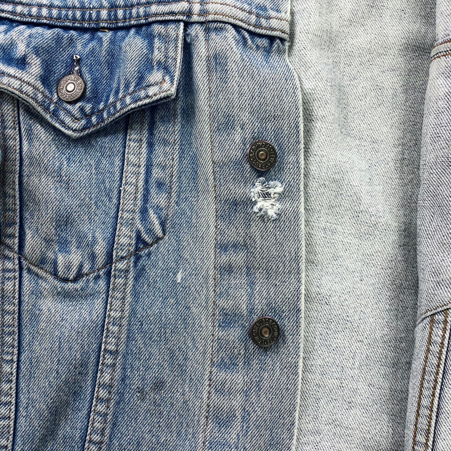 Vintage Levis Denim Button Jacket M