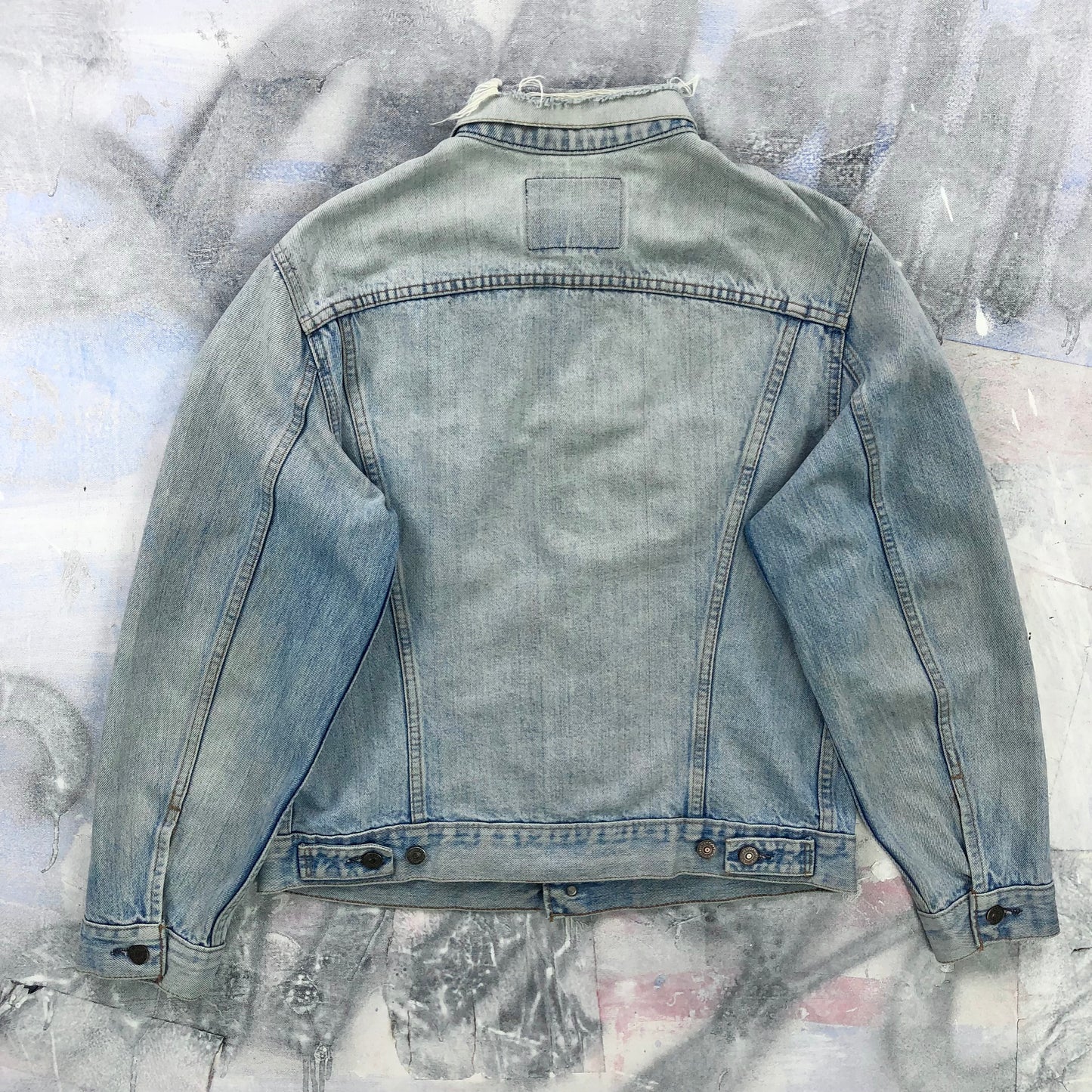 Vintage Levis Denim Button Jacket M