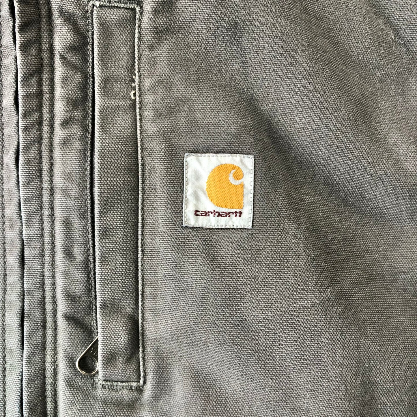 Carhartt Relaxed Fit Duck Washed Fleece Lined Hooded Zip Vest XL