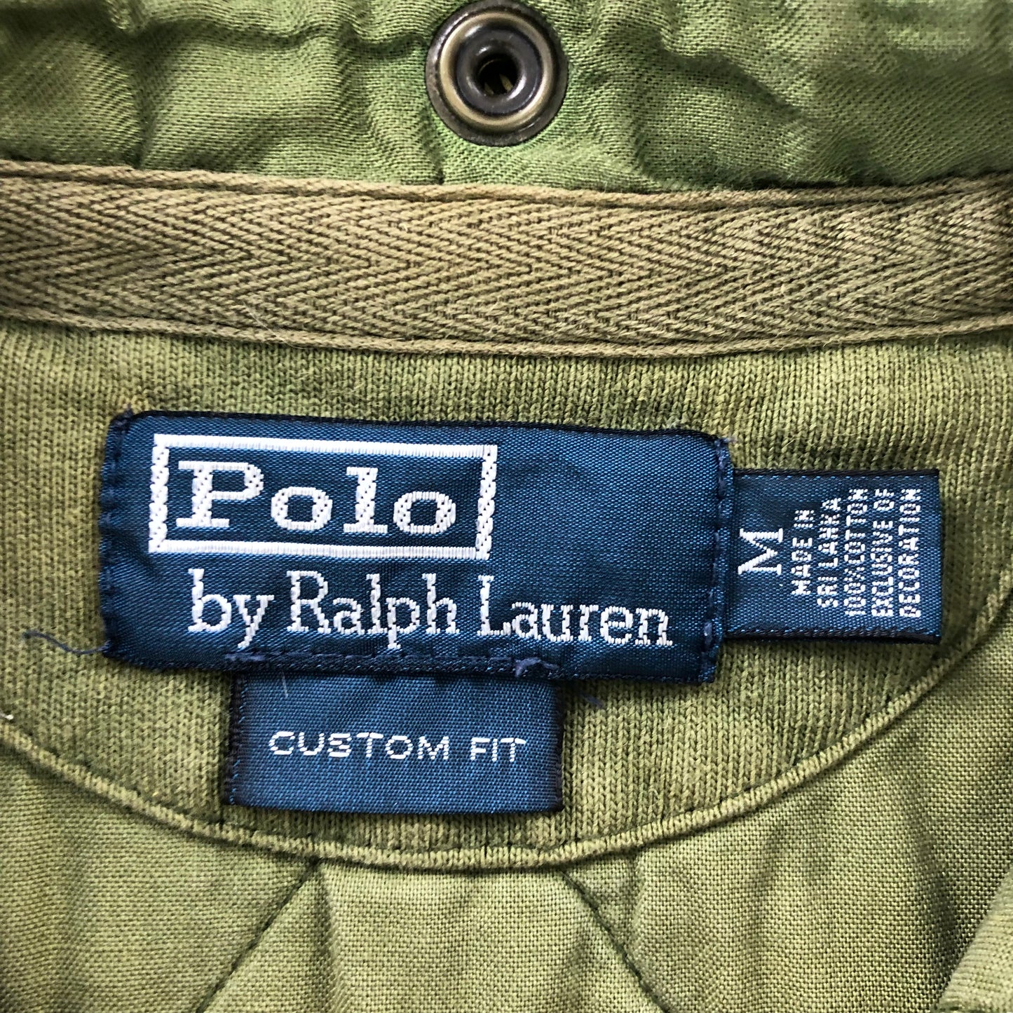 Vintage Polo Ralph Lauren Fish & Game Club Rugby Long Sleeve Hooded Polo M