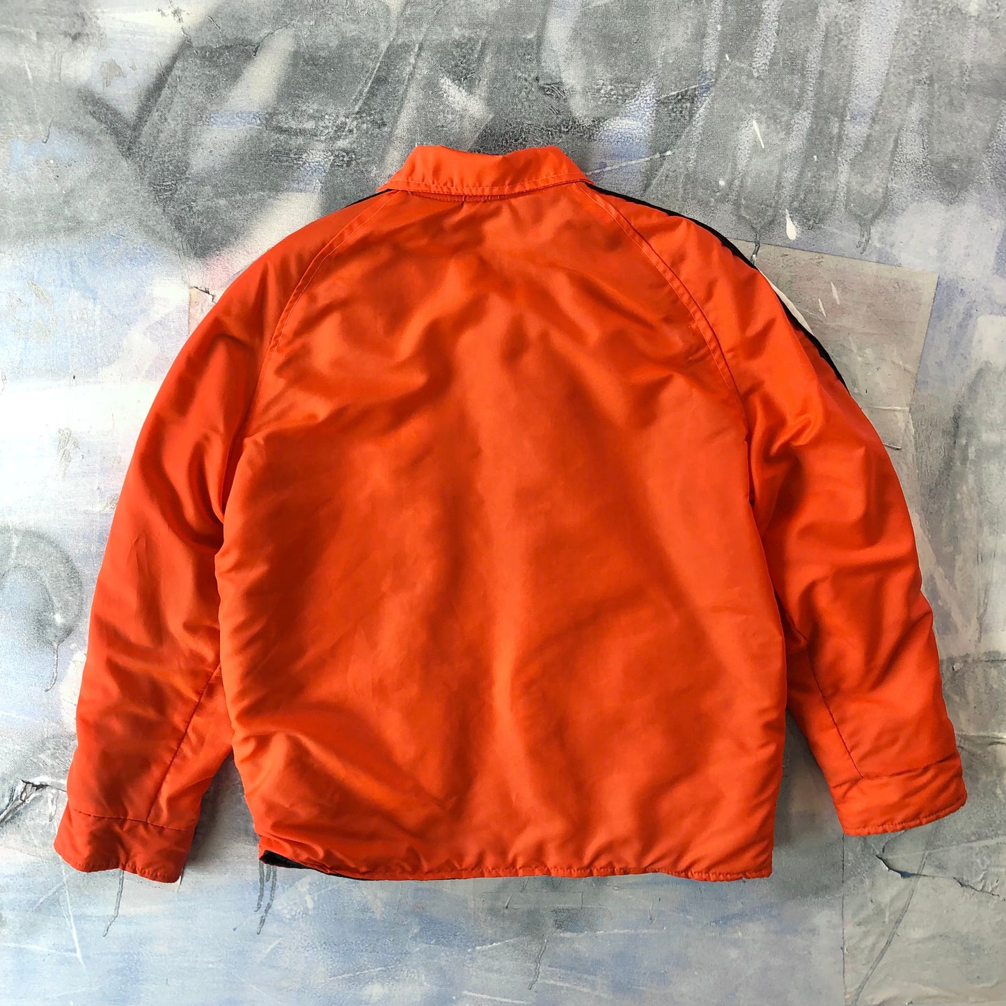 Vintage Vette City Mohawks Varsity Quilted Button Jacket L