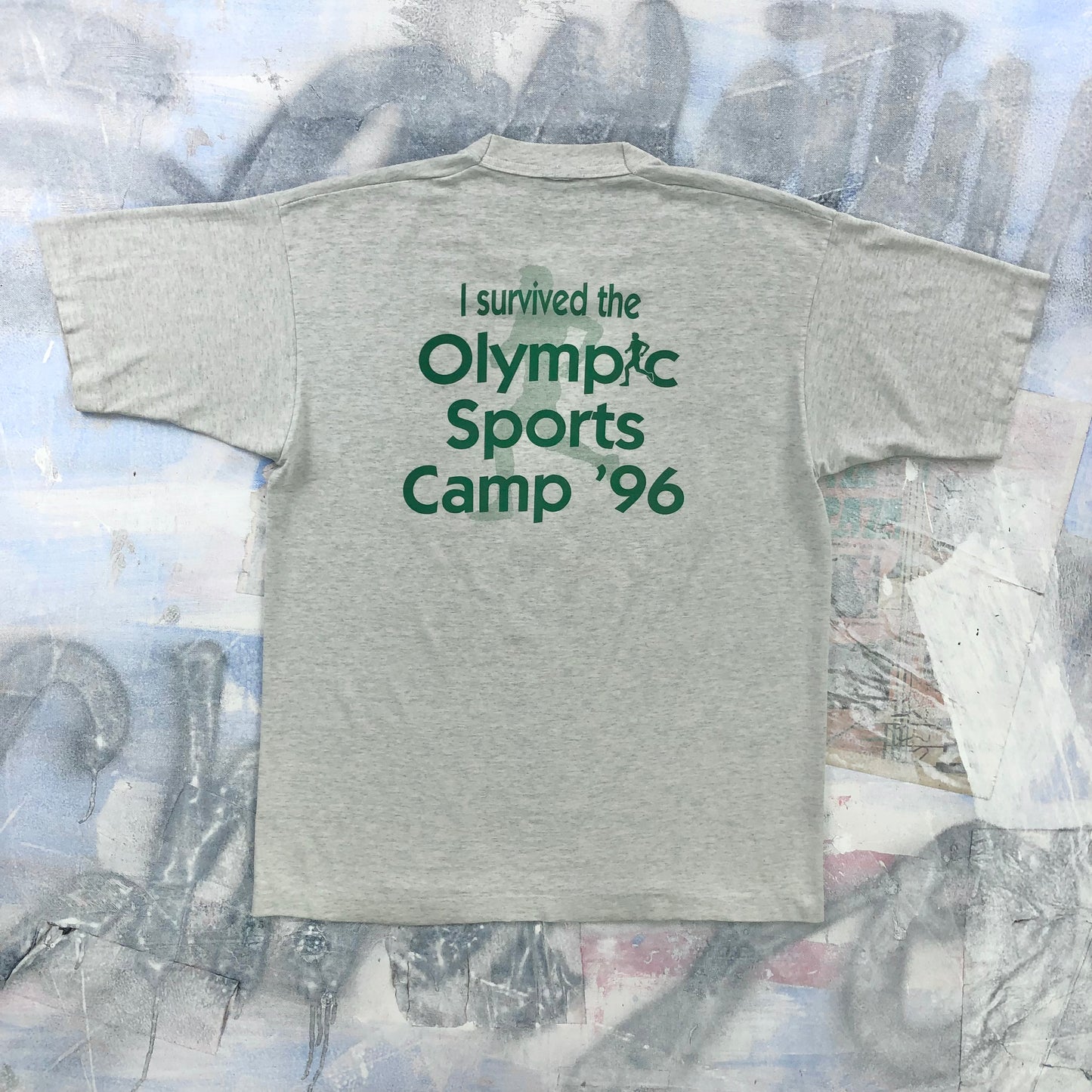 Vintage 90s Olympics Sports Camp Single Stitch T Shirt L