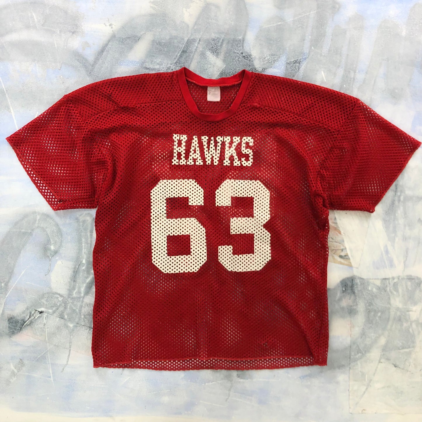 Vintage Hawks Football 63 Jersey XXL