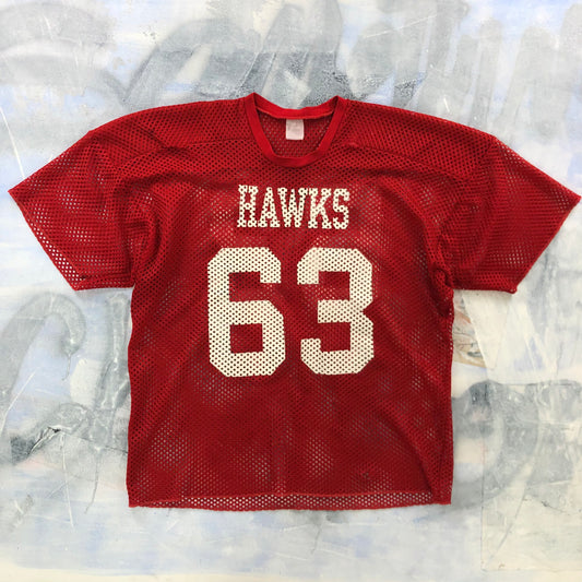 Vintage Hawks Football 63 Jersey XXL