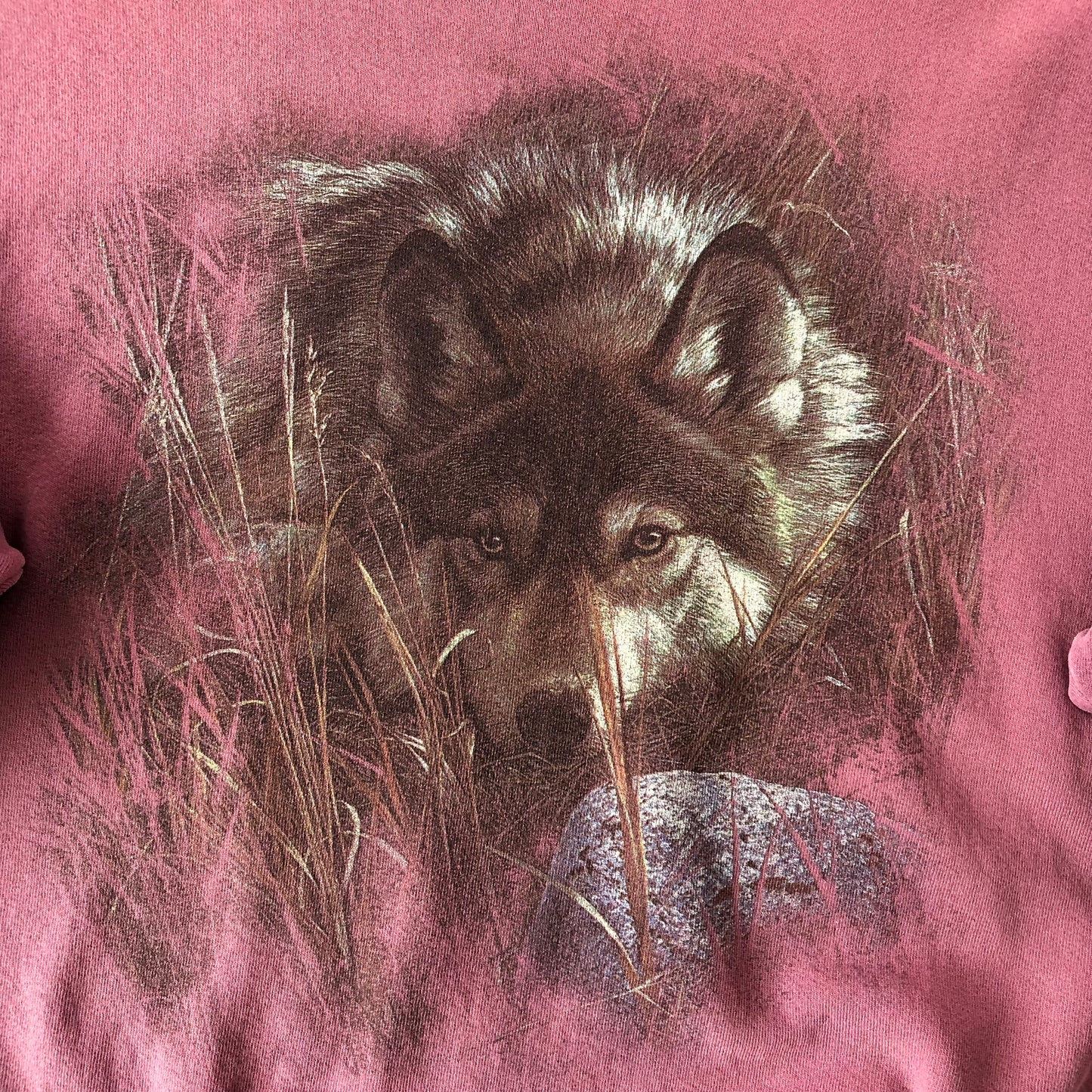 Vintage Wolf Nature Crewneck Sweatshirt XL