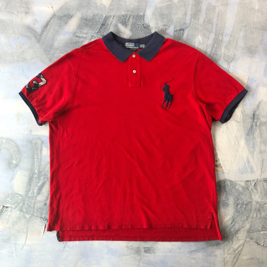 Vintage Polo Ralph Lauren Big Pony 3 Polo Shirt XXL