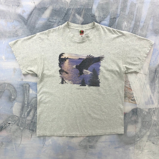 Vintage Flying Eagle Campbell River B.C T Shirt XL