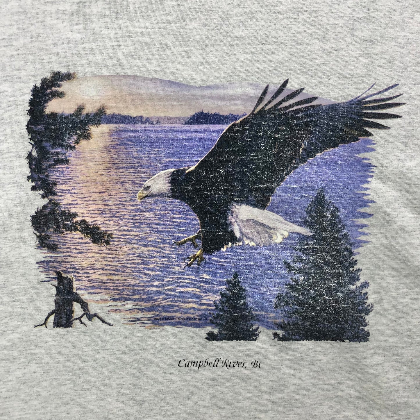 Vintage Flying Eagle Campbell River B.C T Shirt XL