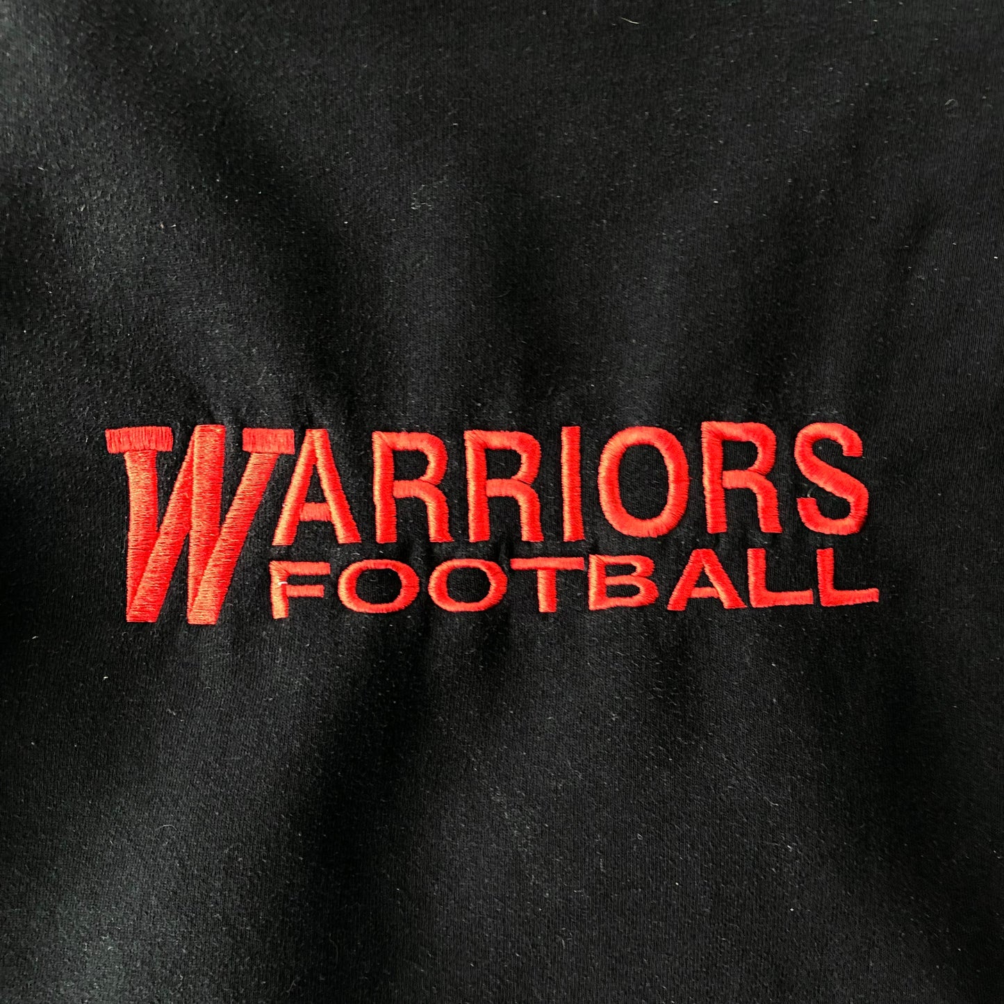 Vintage Russell Warriors Football Hoodie Sweatshirt XXL