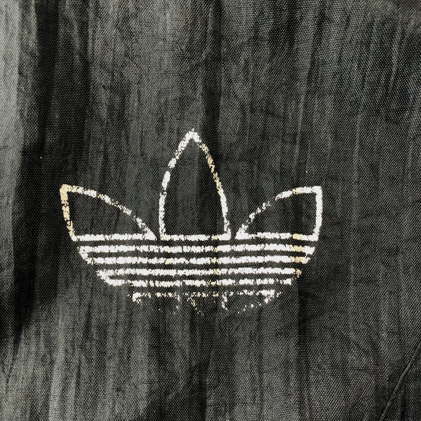 Vintage 90s Adidas Trefoil Mock Neck Windbreaker Full Zip Jacket L