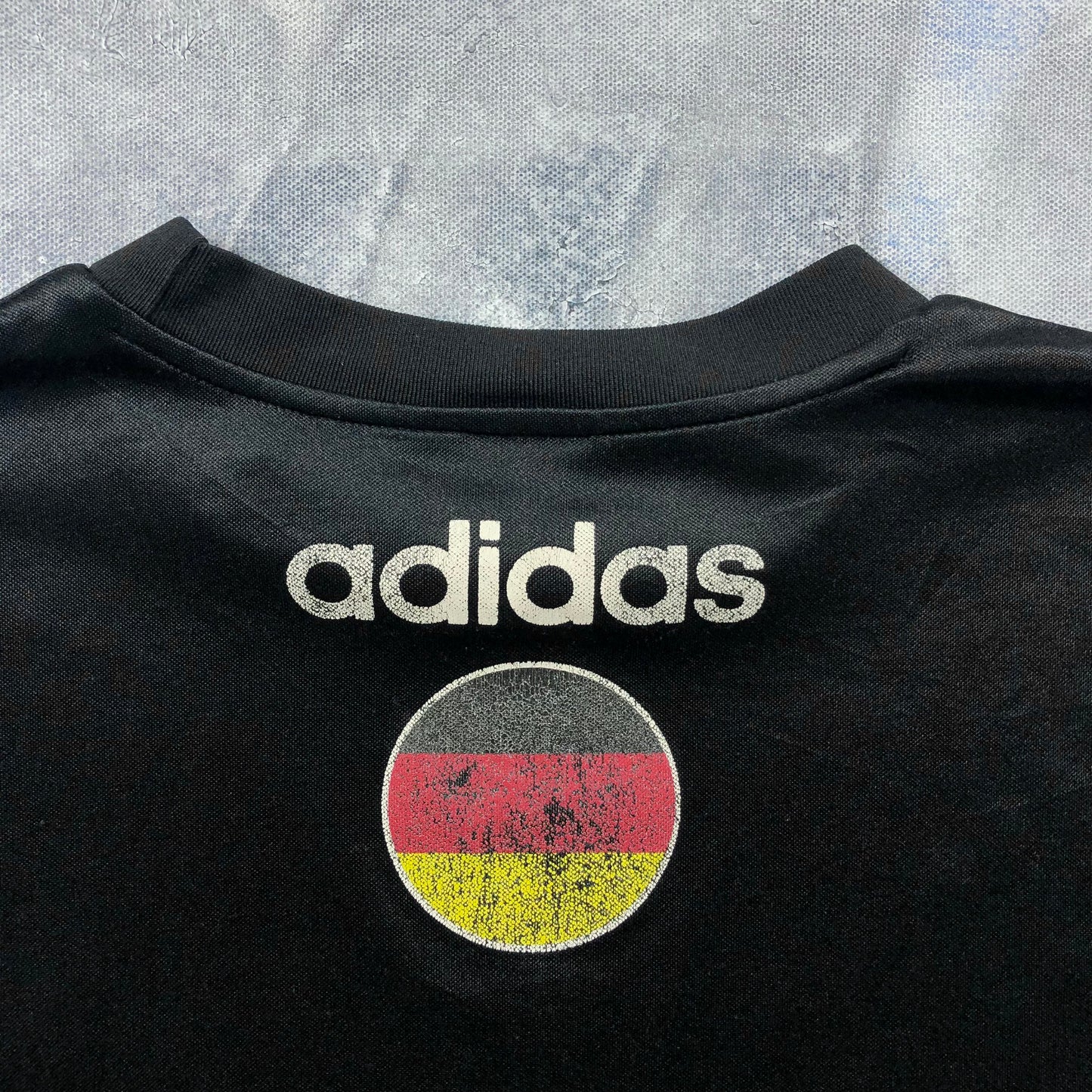 Vintage 90s Adidas Germany Deutschland Futbol Jersey L