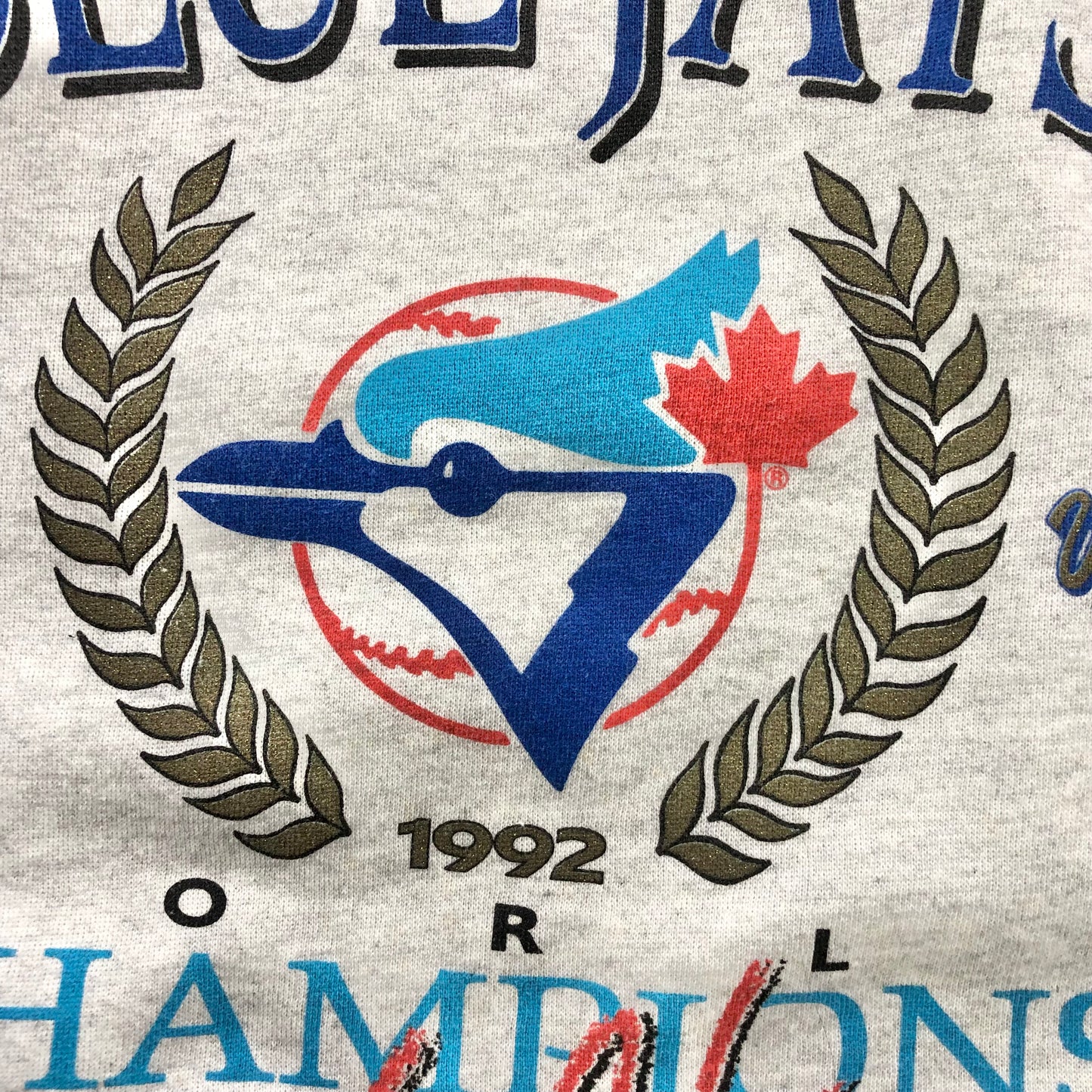 Vintage 90s Toronto Blue Jays World Series Champions Crewneck Sweatshirt M