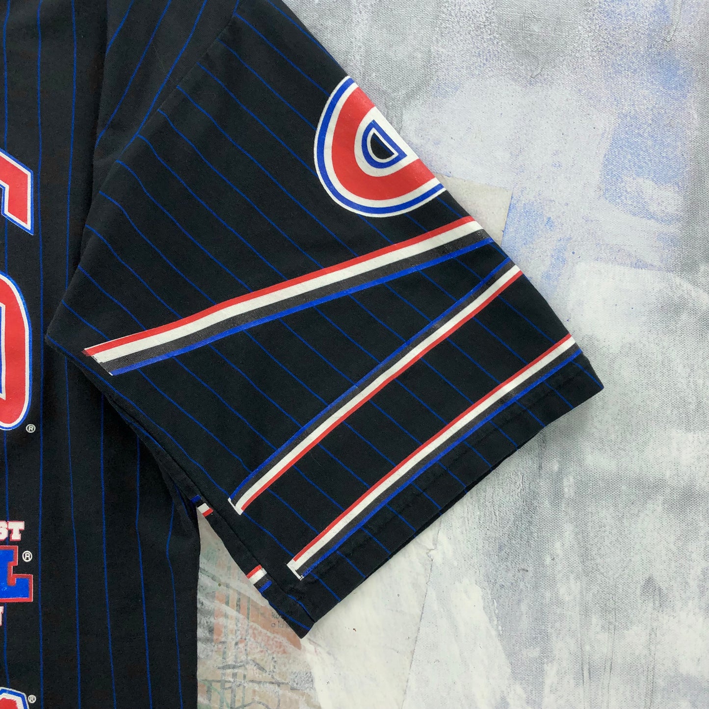 Vintage 90s NHL Montreal Canadiens Pin Stripe Heavyweight T Shirt XL
