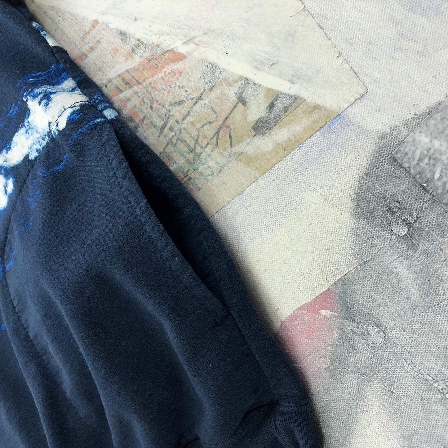 Vintage 90s Lighthouse AOP Crewneck Sweatshirt L