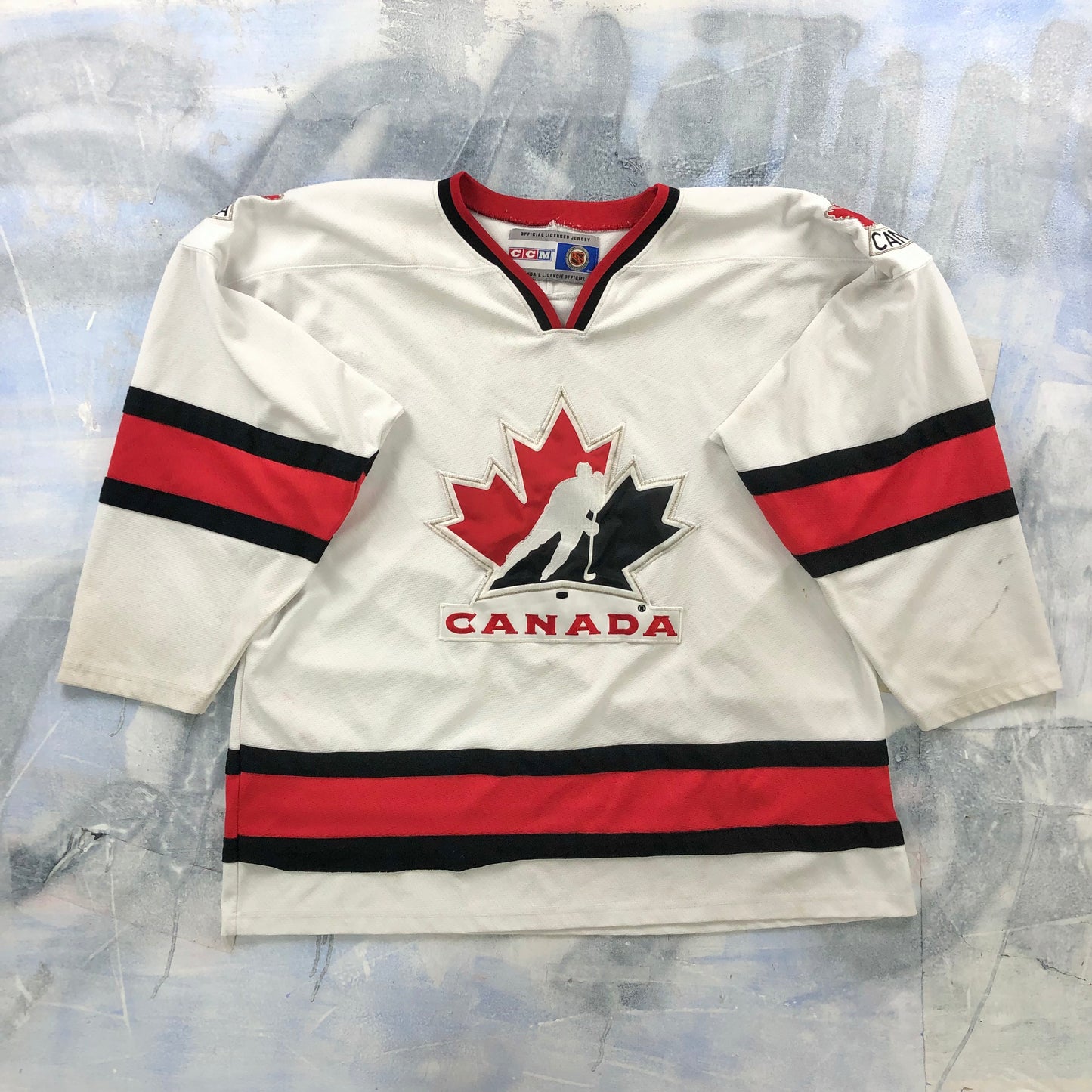 Vintage CCM Canada Hockey Team Jersey XL
