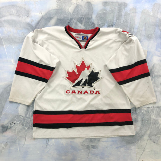 Vintage CCM Canada Hockey Team Jersey XL
