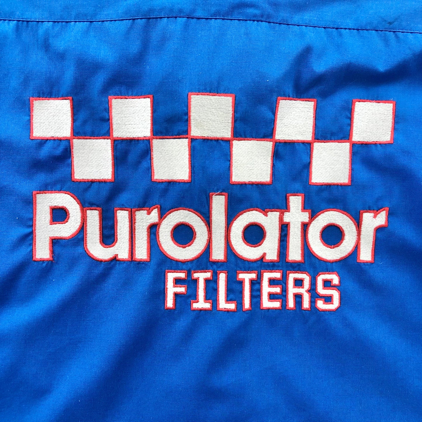 Vintage 90s Nascar Winston Cup Purolator Racing Button Shirt