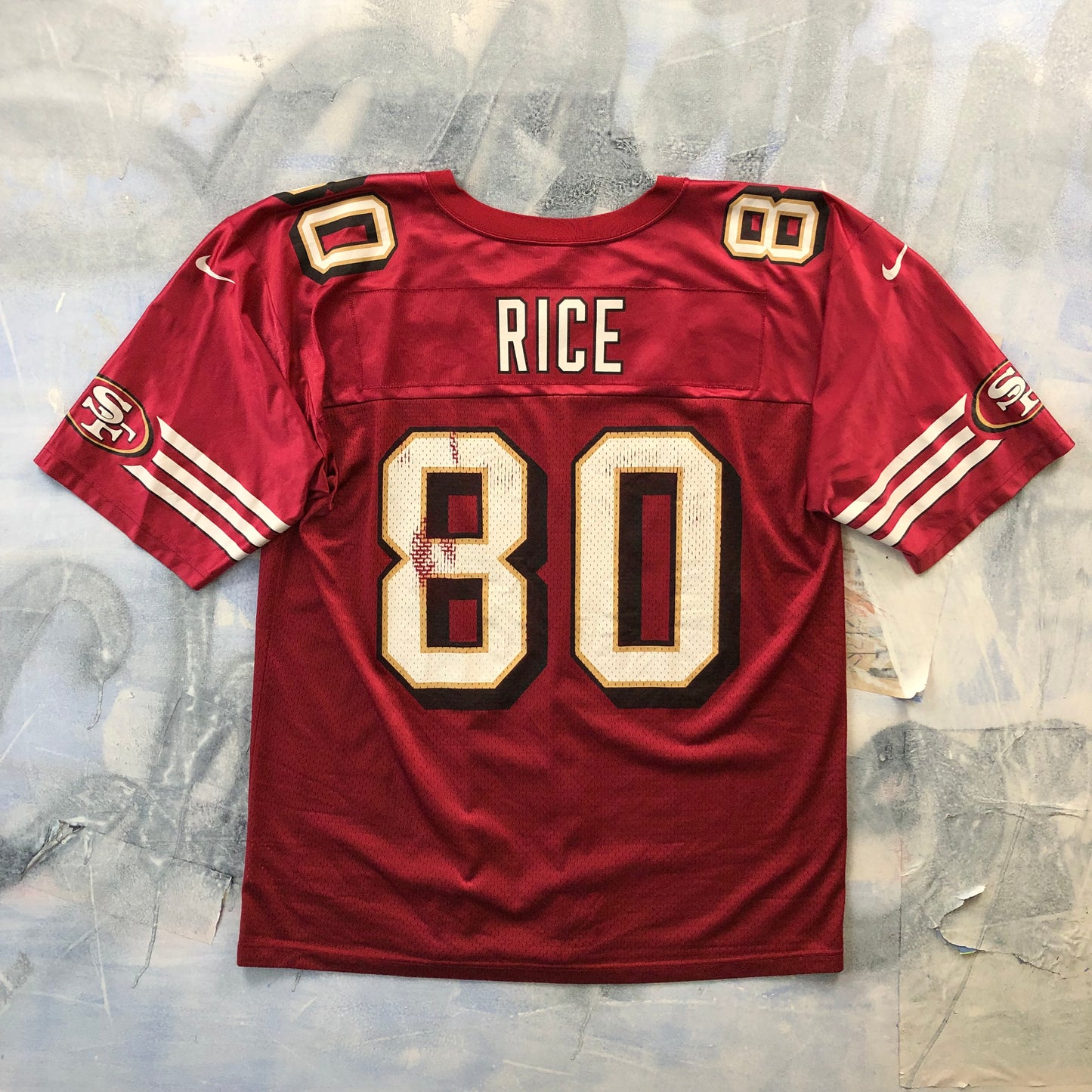 Vintage Nike Team NFL San Francisco 49ers Jerry Rice 80 Jersey XL