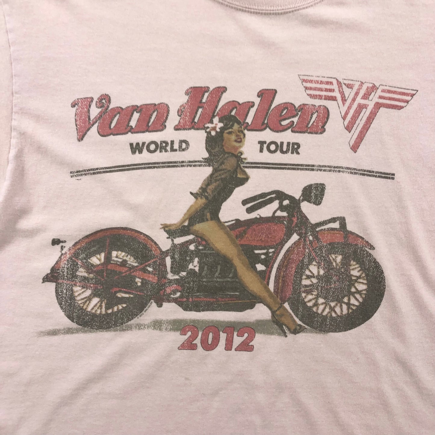 Vintage Van Halen 2012 World Tour T Shirt L